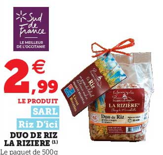 duo de riz la rizière sarl riz d'ici