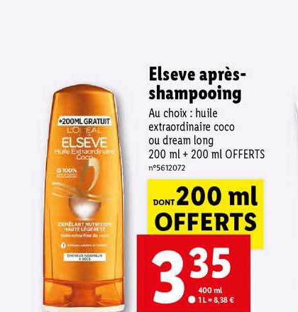 Elsève Après-shampooing
