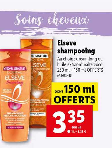Elsève Shampooing
