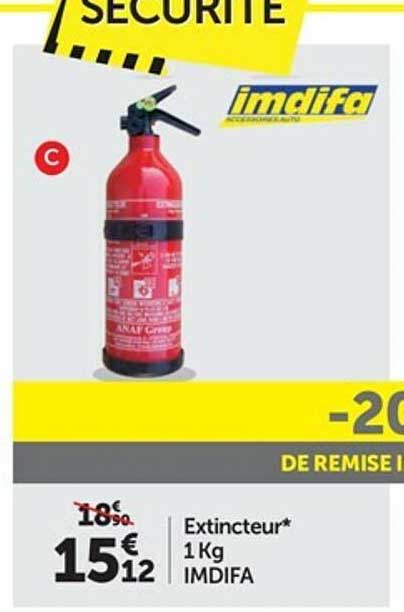 extincteur 1 kg imdifa