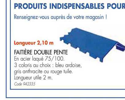 faitière double pente