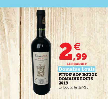 fitou aop rouge domaine louis 2019
