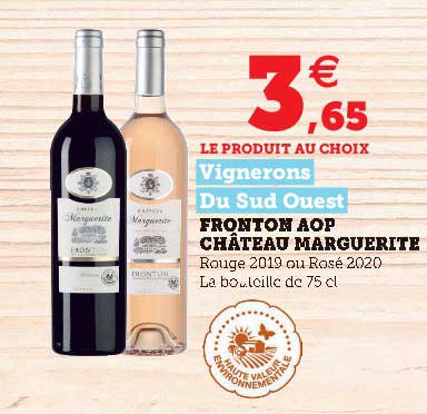 Fronton Aop Château Marguerite Vignerons Du Sud Ouest