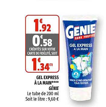 Gel Express à La Main Génie
