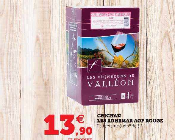 Grignan Les Adhemar Aop Rouge