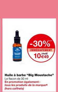 huile à barbe "big moustache"