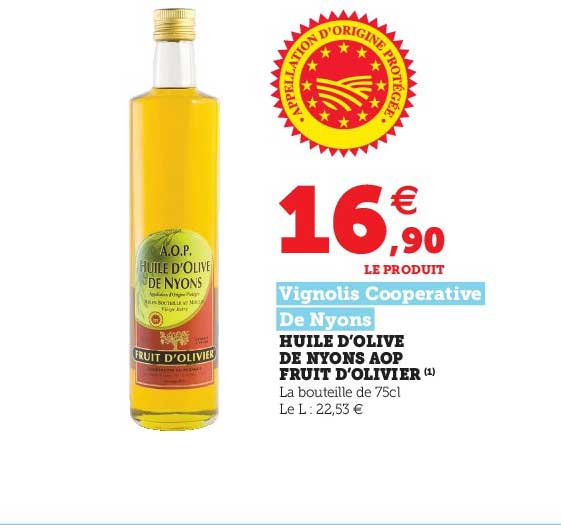 huile d'olive de nyons aop fruit d'olivier vignolis cooperative de nyons