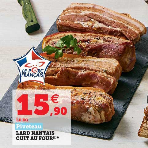 lard nantais cuit au four piveteau