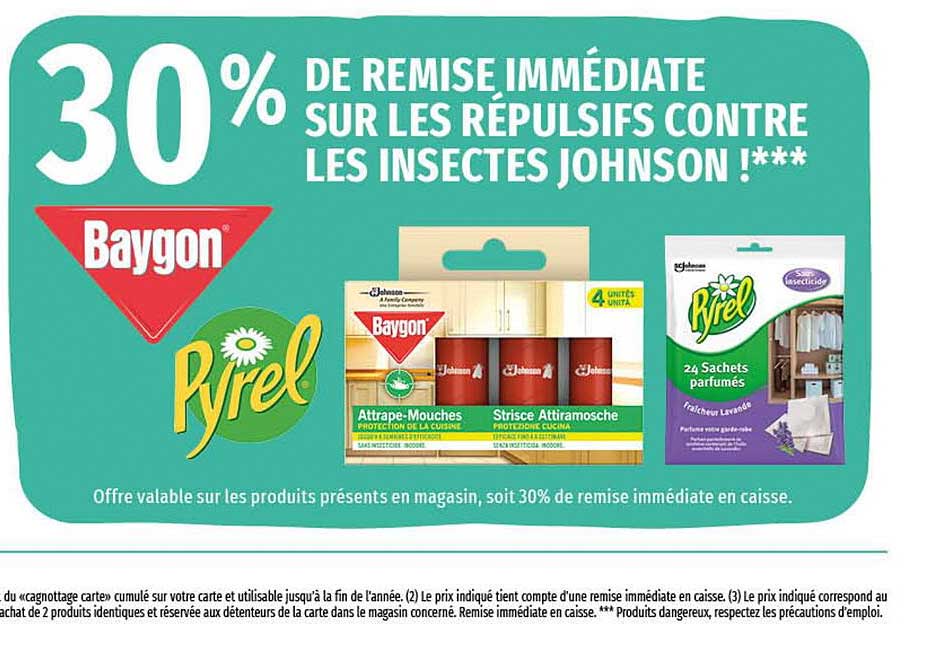 les répulsifs contre les insectes johnson !