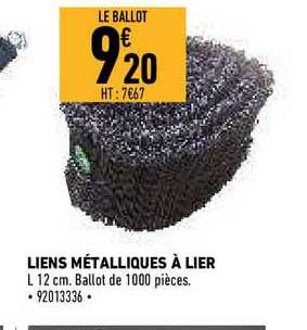 liens métalliques à lier