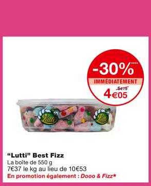 lutti best fizz -30% immédiatement
