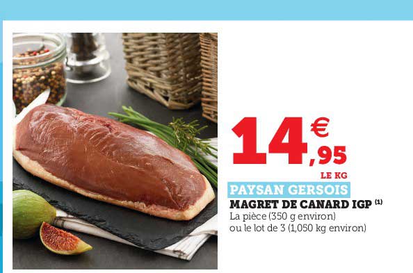 magret de canard igp paysan gersois