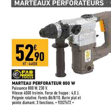marteau perforateur 800 w far tools