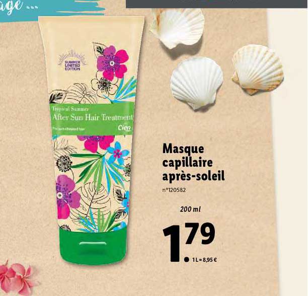 Masque Capillaire Après-soleil