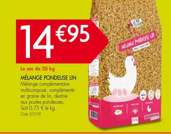 mélange pondeuse lin