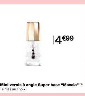 mini vernis à ongle super base "mavala"