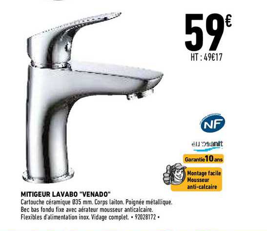 Mitigeur Lavabo "venado"