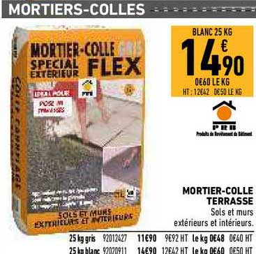 mortier-colle terrasse