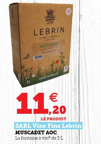 muscadet aoc sarl vins fins lebrin