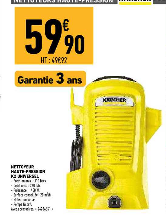 nettoyeur haute-pression k2 universel kärcher