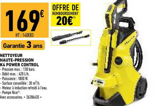 nettoyeur haute-pression k4 power control