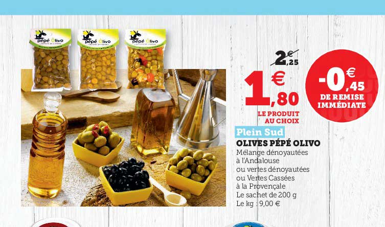 olives pépé olivo plein sud