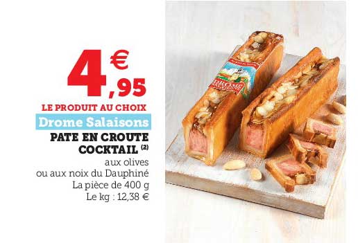 pâté en croute cocktail drome salaisons