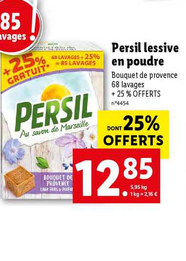 Persil Lessive En Poudre