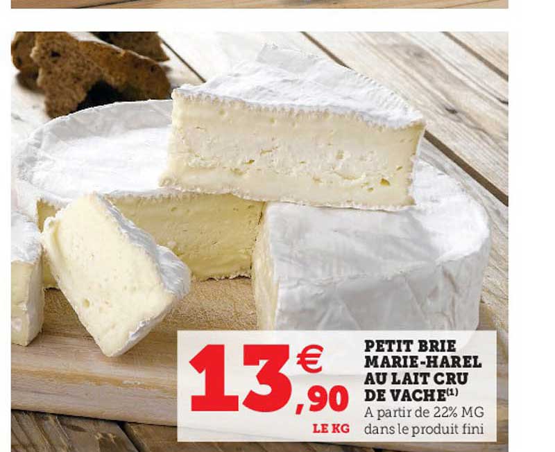 Petit Brie Marie-harel Au Lait Cru De Vache