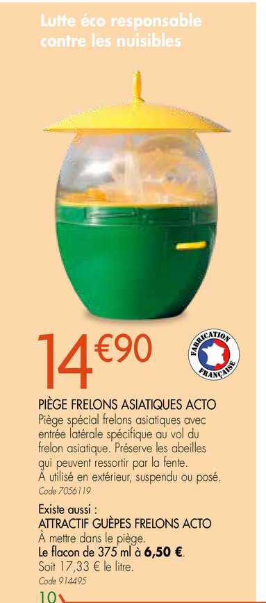 Piège Frelons Asiatiques Acto