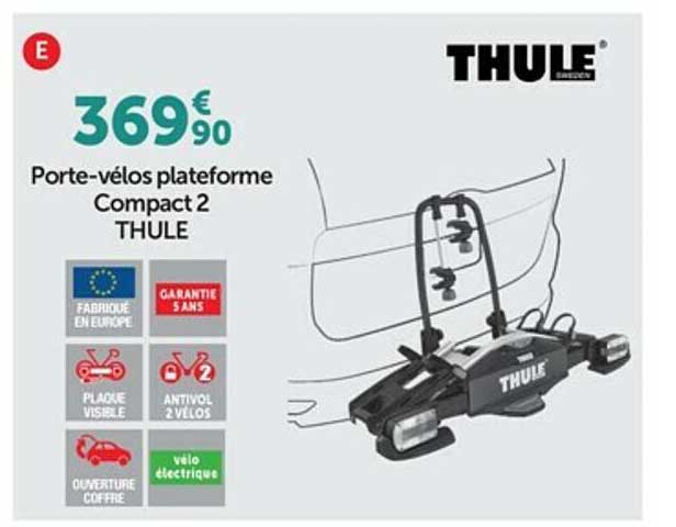 porte-vélos plateforme compact2 thule
