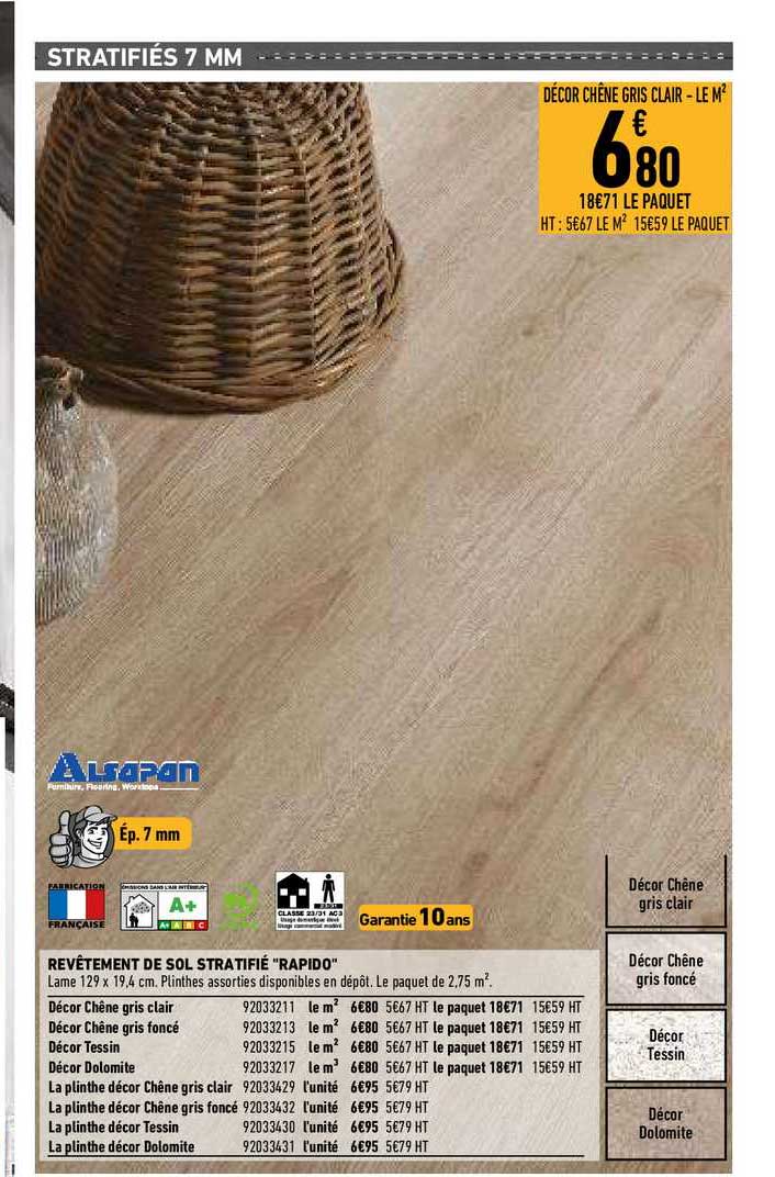 Revêtement De Sol Stratifié "rapido"