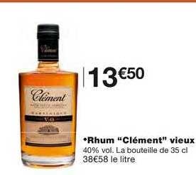 Rhum "clément" Vieux