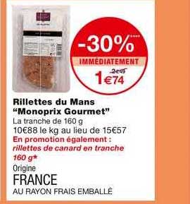 Rillettes Du Mans Monoprix Gourmet