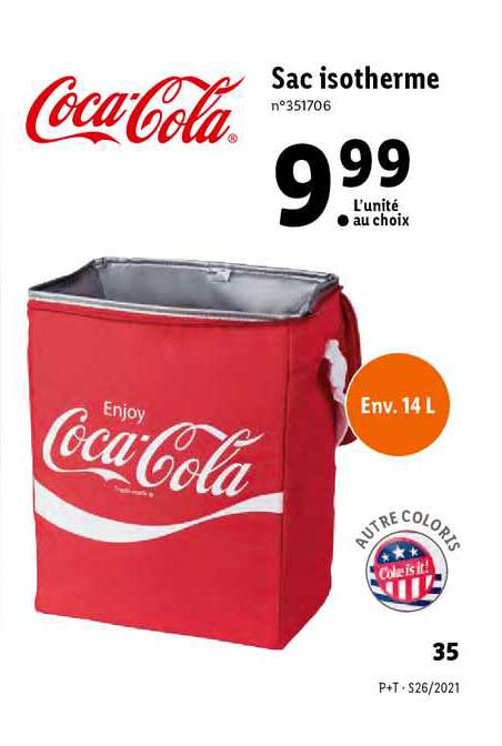 sac isotherme coca-cola