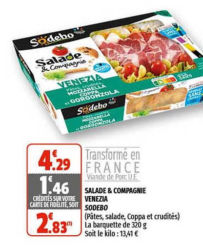 Salade & Compagnie Venezia Sodebo