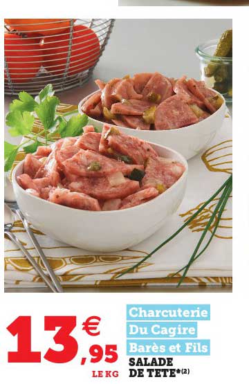 Salade De Tête Charcuterie Du Cagire Barès Et Fils