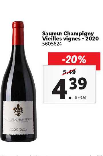 saumur champigny vieilles vignes - 2020