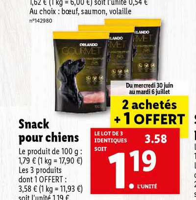 snack pour chiens orlando