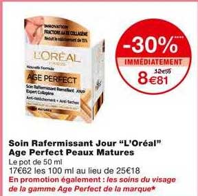 Soin Rafermissant Jour L'oréal Age Perfect Peaux Matures