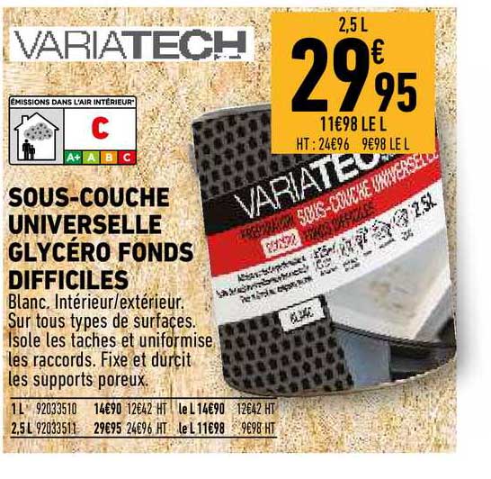 sous-couche universelle glycéro fonds difficiles