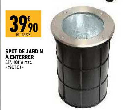 spot de jardin à enterrer