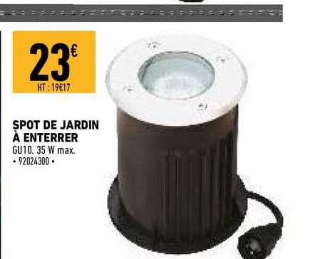 spot de jardin à enterrer