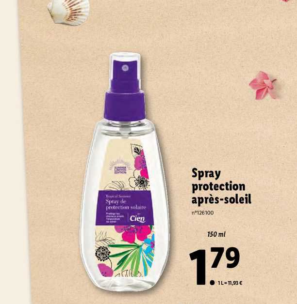 spray protection après-soleil