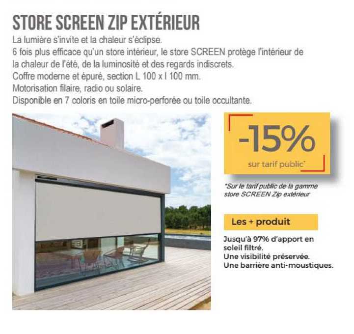 store screen zip extérieur