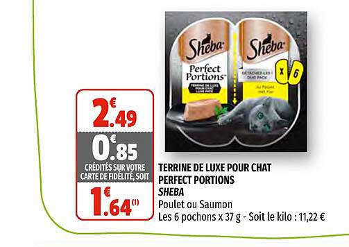 terrine de luxe poru chat perfect portions sheba