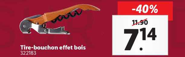 tire-bouchon effet bois