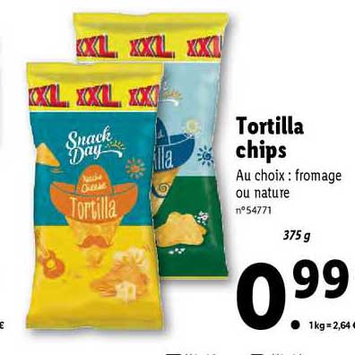 tortilla chips snack day