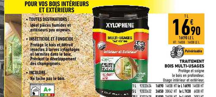 traitement bois multi-usages xylophène