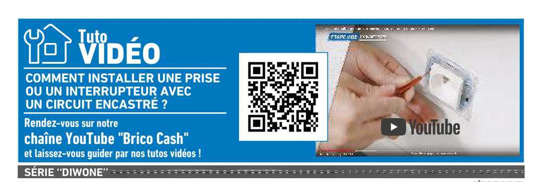 tuto vidéo : comment installer une prise ou un interrupteur avec un circuit encastré ?